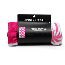 Load image into Gallery viewer, Living Royal Pool Towel - Checker Palm