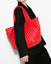 Load image into Gallery viewer, MZ Wallace Medium Metro Tote Deluxe - Bright Cherry