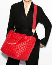 Load image into Gallery viewer, MZ Wallace Medium Metro Tote Deluxe - Bright Cherry