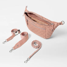Load image into Gallery viewer, MZ Wallace Crosby Crossbody Sling Bag - Dusty Rose