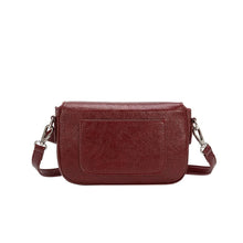 Load image into Gallery viewer, Melie Bianco Faye Recycled Vegan Crossbody Bag - Cranberry