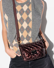 Load image into Gallery viewer, MZ Wallace Crosby Lock Small Crossbody - Bordeaux Lacquer
