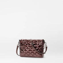 Load image into Gallery viewer, MZ Wallace Crosby Lock Small Crossbody - Bordeaux Lacquer