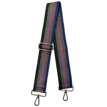 Load image into Gallery viewer, Ah-dorned 2&quot; Embroidered Bag Strap - GLITTER STRIPE