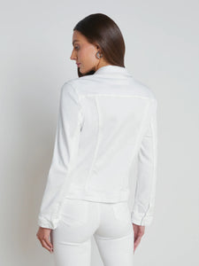 L'Agence Shuri Denim Jacket - Blanc