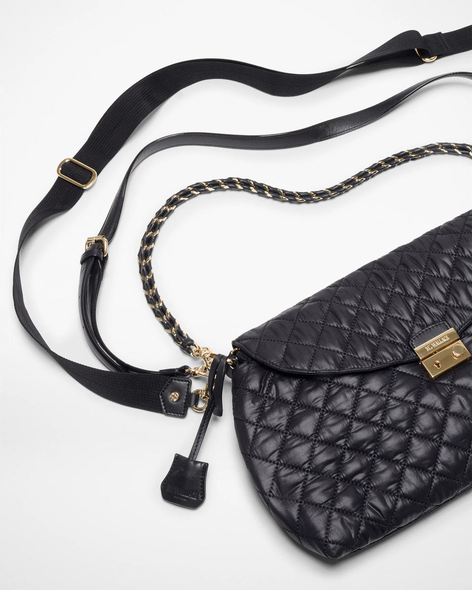 MZ Wallace Crosby Lock Shoulder - Black – Luck Lafayette