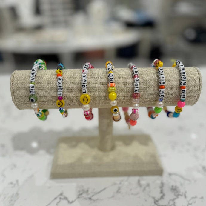 Tai Handmade Beaded Mixed Media Bracelet - 8 Colors