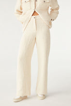 Load image into Gallery viewer, ba&amp;sh Amour Wide-Leg Tweed Pants - Off-White