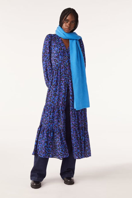 ba&sh Linette Midaxi Dress - Blue
