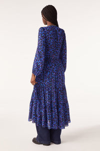 ba&sh Linette Midaxi Dress - Blue