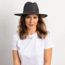 Load image into Gallery viewer, Hat Attack Luxe Packable Sunhat - Black