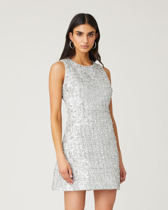 Shoshanna Virgo Dress - Silver