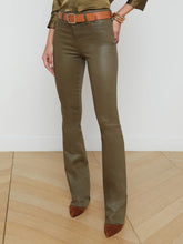 Load image into Gallery viewer, L'Agence Ruth Coated Straight-Leg Jean - Pine