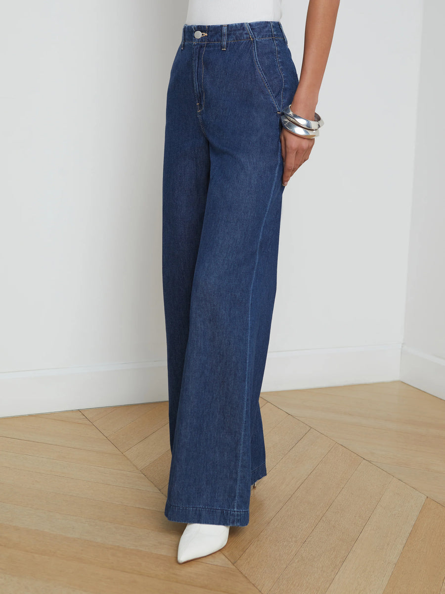 L'Agence Runa Wide-Leg Jean - Newhaven – Luck Lafayette