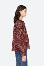 Load image into Gallery viewer, Sea Giulia L/S Button Down Top - Maroon