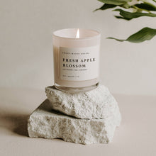 Load image into Gallery viewer, Sweet Water Decor Soy Candle + Wood Lid - Fresh Apple Blossom