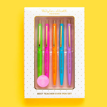 Load image into Gallery viewer, Taylor Elliott Designs Teacher Appreciation Pen Set