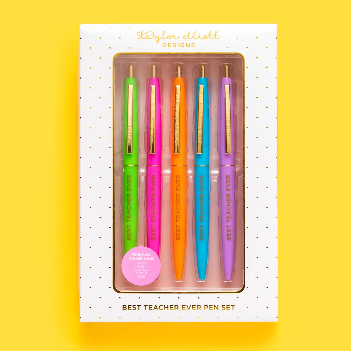 Taylor Elliott Designs Teacher Appreciation Pen Set