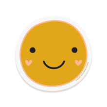 Load image into Gallery viewer, Night Owl Paper Goods Smiley Face Sticker Friendship Card