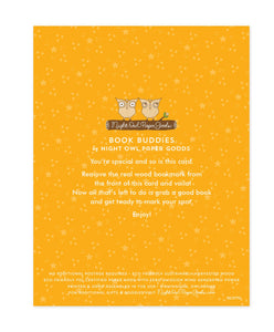 Night Owl Paper Goods 5 Star Teacher Bookmark Card