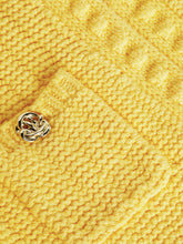 Load image into Gallery viewer, L'Agence Delilah Cropped Cardigan - Pale Yellow