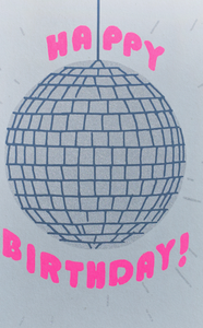 Alphabet Studios Birthday Disco Ball Greeting Card