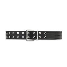 Load image into Gallery viewer, Ganni Double Eyelet Belt - Black