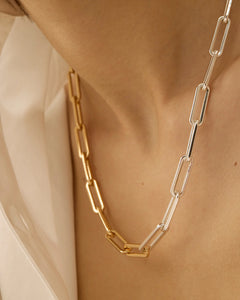 Jenny Bird Andi Slim Chain Necklace - Two-Tone