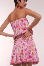 Load image into Gallery viewer, Poupette St. Barth Bandeau Dress Ambra - Pink Petunia
