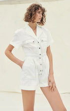 Load image into Gallery viewer, Saylor Bijou Romper - White