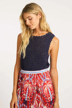 Load image into Gallery viewer, Caballero Amelie Top - Peacoat Navy