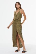 Load image into Gallery viewer, Young Fabulous & Broke Siren Slip Dress - Sea Cucumber