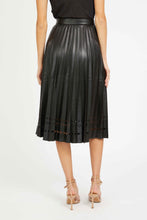 Load image into Gallery viewer, Caballero Alana Skirt - Black Vegan Leather