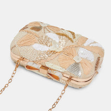 Load image into Gallery viewer, Dolce Vita Daisy Clutch - Natural Multi Beaded
