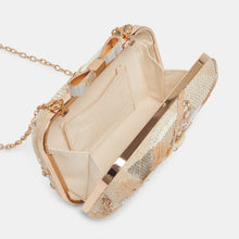 Load image into Gallery viewer, Dolce Vita Daisy Clutch - Natural Multi Beaded