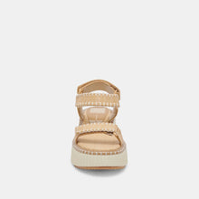 Load image into Gallery viewer, Dolce Vita Debra Sandals - Light Natural Raffia