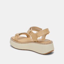 Load image into Gallery viewer, Dolce Vita Debra Sandals - Light Natural Raffia