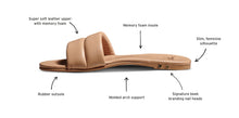 Load image into Gallery viewer, Beek Sugarbird Leather Slide Sandal - Beach