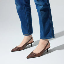 Load image into Gallery viewer, Yosi Samra Delilah - Chocolate Snake Leather