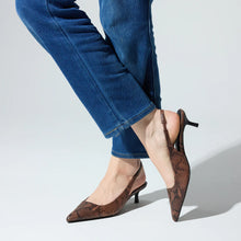 Load image into Gallery viewer, Yosi Samra Delilah - Chocolate Snake Leather