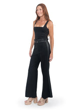 Load image into Gallery viewer, Emily McCarthy Ruffle Flare Pants - Black Ponte