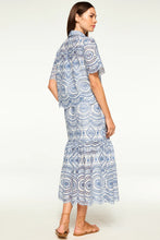 Load image into Gallery viewer, Misa Itzel Skirt - Blue Embroidery
