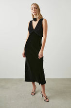 Load image into Gallery viewer, Rails Gilda Dress - Black Velvet