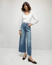 Load image into Gallery viewer, Veronica Beard Anabel Puff-Sleeve Top - 2 Colors