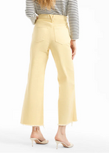Load image into Gallery viewer, Veronica Beard Taylor Cropped Wide-Leg Jean - Chamomile