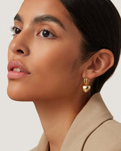 Load image into Gallery viewer, Jenny Bird Puffy Heart Huggie Earrings - 2 Colors