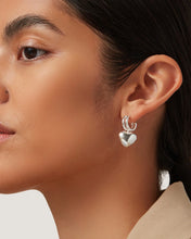 Load image into Gallery viewer, Jenny Bird Puffy Heart Huggie Earrings - 2 Colors