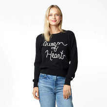 Load image into Gallery viewer, Kerri Rosenthal Charli Queen Of Hearts Sweater - Abyss