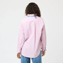 Load image into Gallery viewer, Kerri Rosenthal Mia Stripe Ruffle Shirt - Mauve