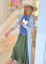 Load image into Gallery viewer, Kerri Rosenthal Super Duper Love On Repeat Duster - Heather Grey